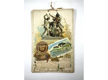 1895 - Berkshire Life Insurance Co. - Card Calendar