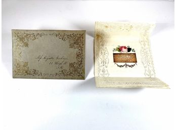 Antique Handmade & Written Valentine With Addressed Envelope