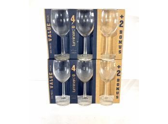12 NIB - Wine Glasses