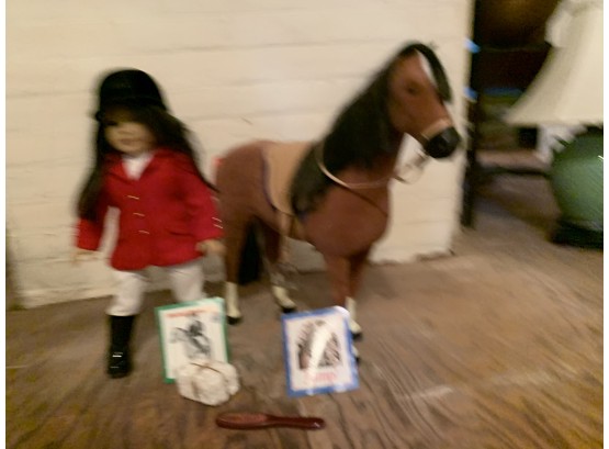 American Girl Equestrian Doll With Horse