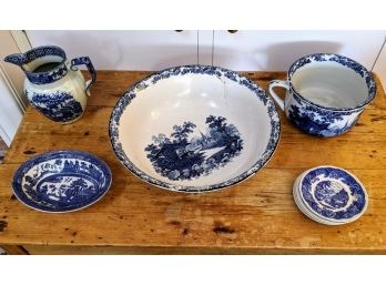 Assemblage Of  Blue And White China