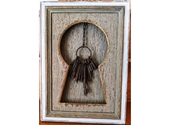 B Altman & Co. Framed Antique Keys