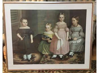 Reproduction Photo Of Famous Limner Style Oil Painting