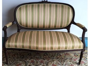 Antique  Settee  With A Lot Of Life Left In It!