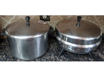 Farberware 8 Quart Stock Pot And Farberware Electric Fry Pan