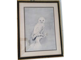 Corinne Oerter Signed And Numbered Print (34/100) 'Snowy Owl'