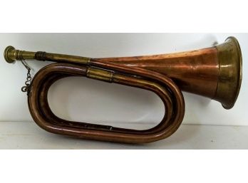 Vintage Bugle Copper Brass Horn