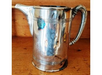 Reed And Barton Silver Plated Pitcher  With Stone Lining.  For The US Navy WS7627 USN