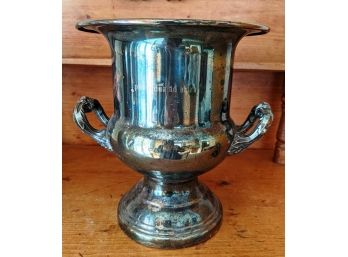 Silver Plated Trophy Goblet With Two Handles