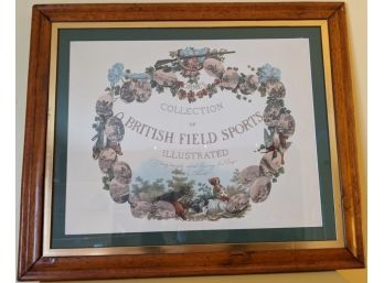 Illustration Of British Field Sports Lithograph