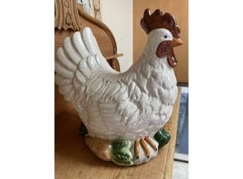 Large Decorative Ceramic Rooster