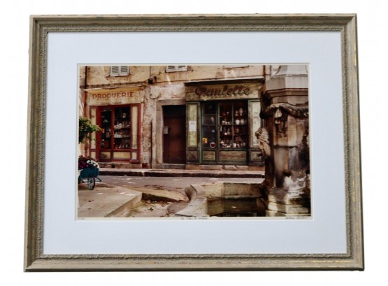 La Place De Cotignac Framed Photograph By Barbara Sandson No. 71/350