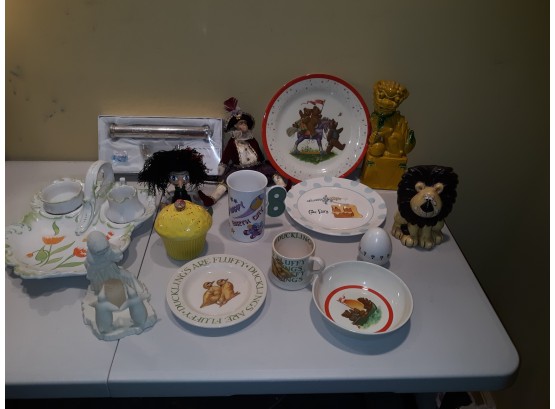 Baby Items - Plates, Egg Timer, And More