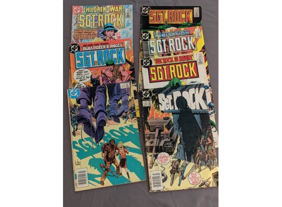 Sgt. Rock Comic Lot (7)