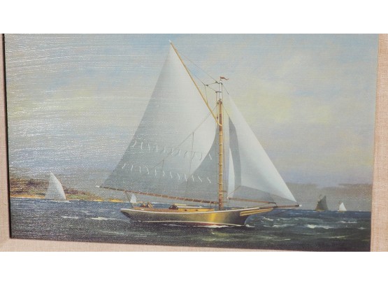 American Artist Vern Broe  Sailing Ship Eastward  Lot #1