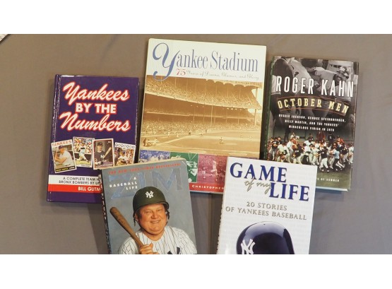 NY Yankees Baseball Book Lot