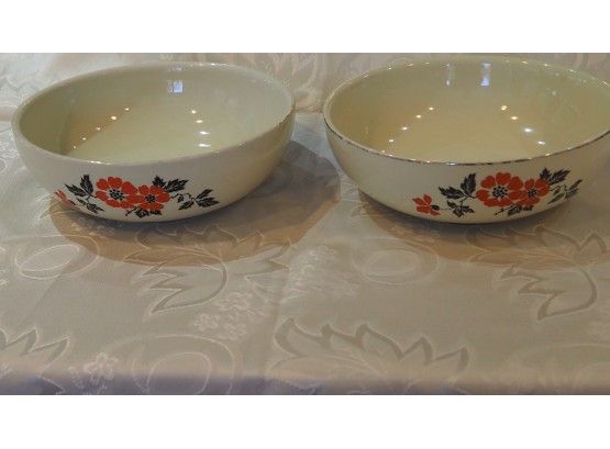 MCM Hall's Superior Quality Kitchenware Bowls (2)