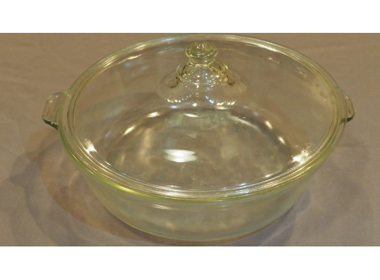Vintage Covered Glass Pyrex Casserole Dish & 5 Small Baking Dishes