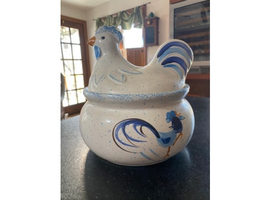 Ceramic Rooster Serving Dish