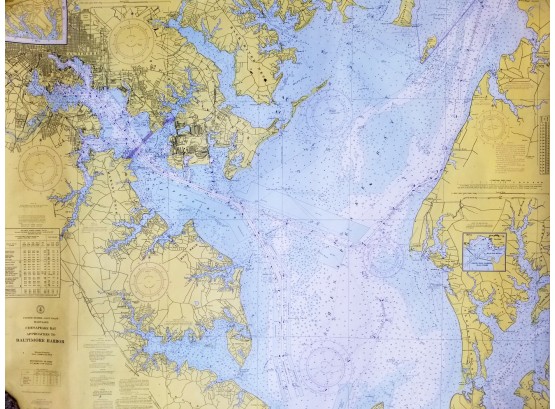 Vintage Chesapeake Bay Nautical Maps