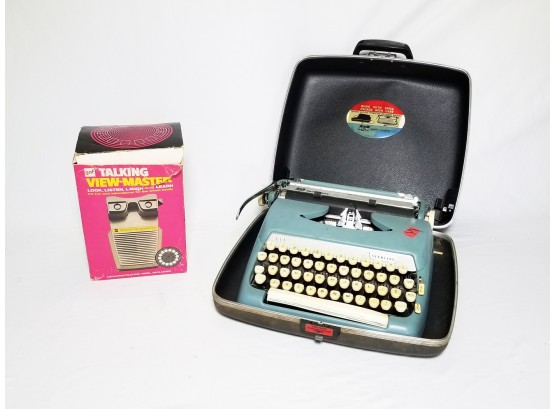 Vintage Type-Writer And Talking Viewmaster!