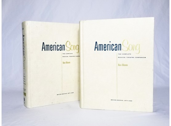 American Song The Complete Musical Theatre Companion By Ken Bloom