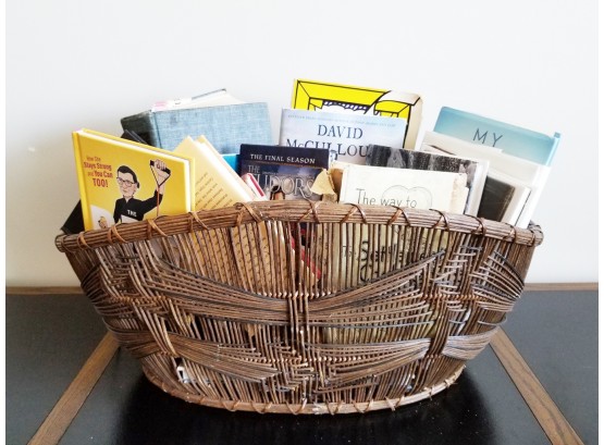Basket Of Books And Media!