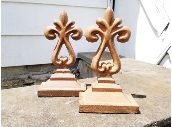 Wrought Iron Bookends