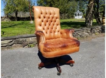 Vintage Leather Executive Chair