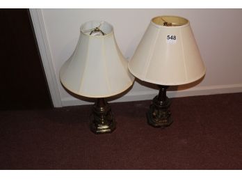 Pair Of Vintage Lamps