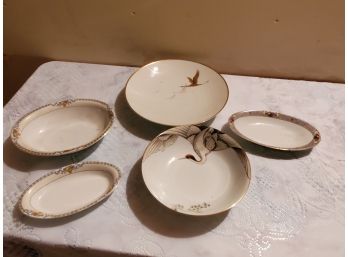 Five China Plates