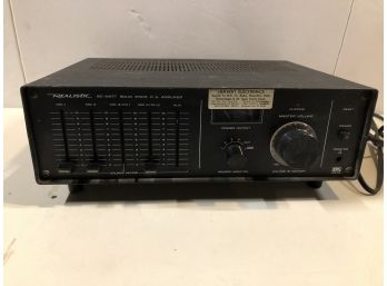 Realistic 80 Watt Amplifier (Lot ID H43)