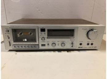 AKAI Stereo Cassette Deck GX-F35 (Lot ID H27)