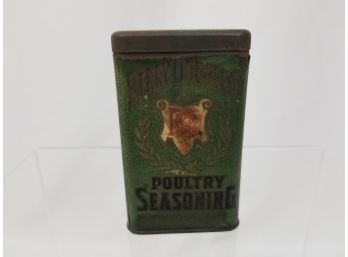 Antique Berry Dodge & Co, Poultry Seasoning Tin