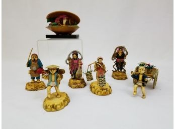 7 Japanese Celluloid Figures From The 1960s
