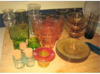 Multi Colored Kitchen Glassware