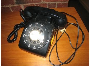Vintage Black Dial Telephone