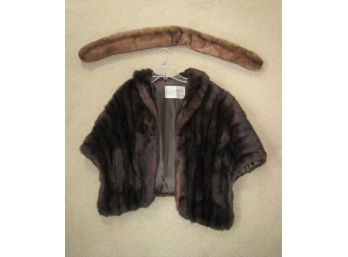 Real Fur Stole  And Fur Collar