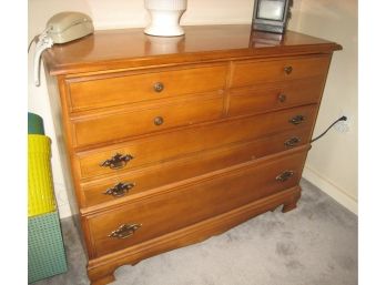 Vintage Wood Chest Of Drawers