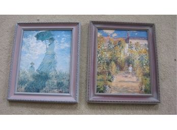 Two Reproduction Monet Art Prints