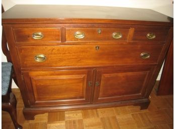 Queen Anne Style Hickory Furniture Buffet Cabinet