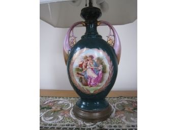 Victorian Porcelain Table Lamp