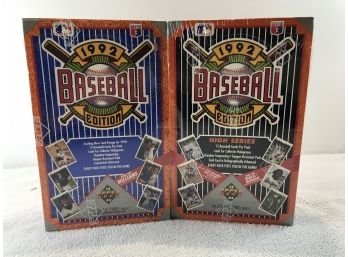 1992 Uppder Deck Series 1 And 2 Unopened Boxes