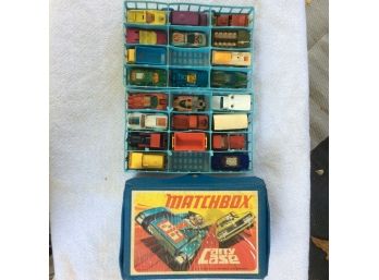 Vintage Hot Wheels & Matchbox Lot With Carrying Case