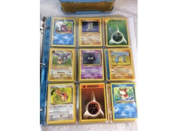 Pokemon Cards In Binder With Collectible Tin