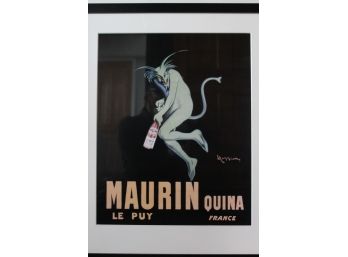 Awesome Classical MAURIN QUINA Framed Poster!  Does It Get Any Better Than This?? (I Hope So)