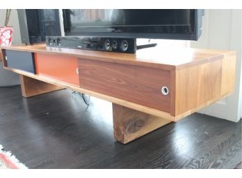 Awesome Custom Made Wooden Modern Media/Entertainment Table!