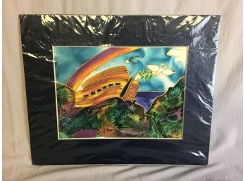 Signed Vibrant Lithograph