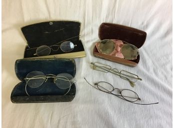 Antique Eye Glass Lot