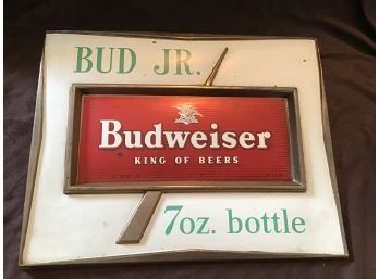 Vintage Bud Jr. Sign